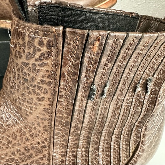 Silverton Men's Shoulder Genuine Leather Western Square Toe Short Boots !READ! - Picture 2 of 16